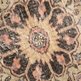 3x13 Pale Red Vintage Runner Rug, 85x388Cm