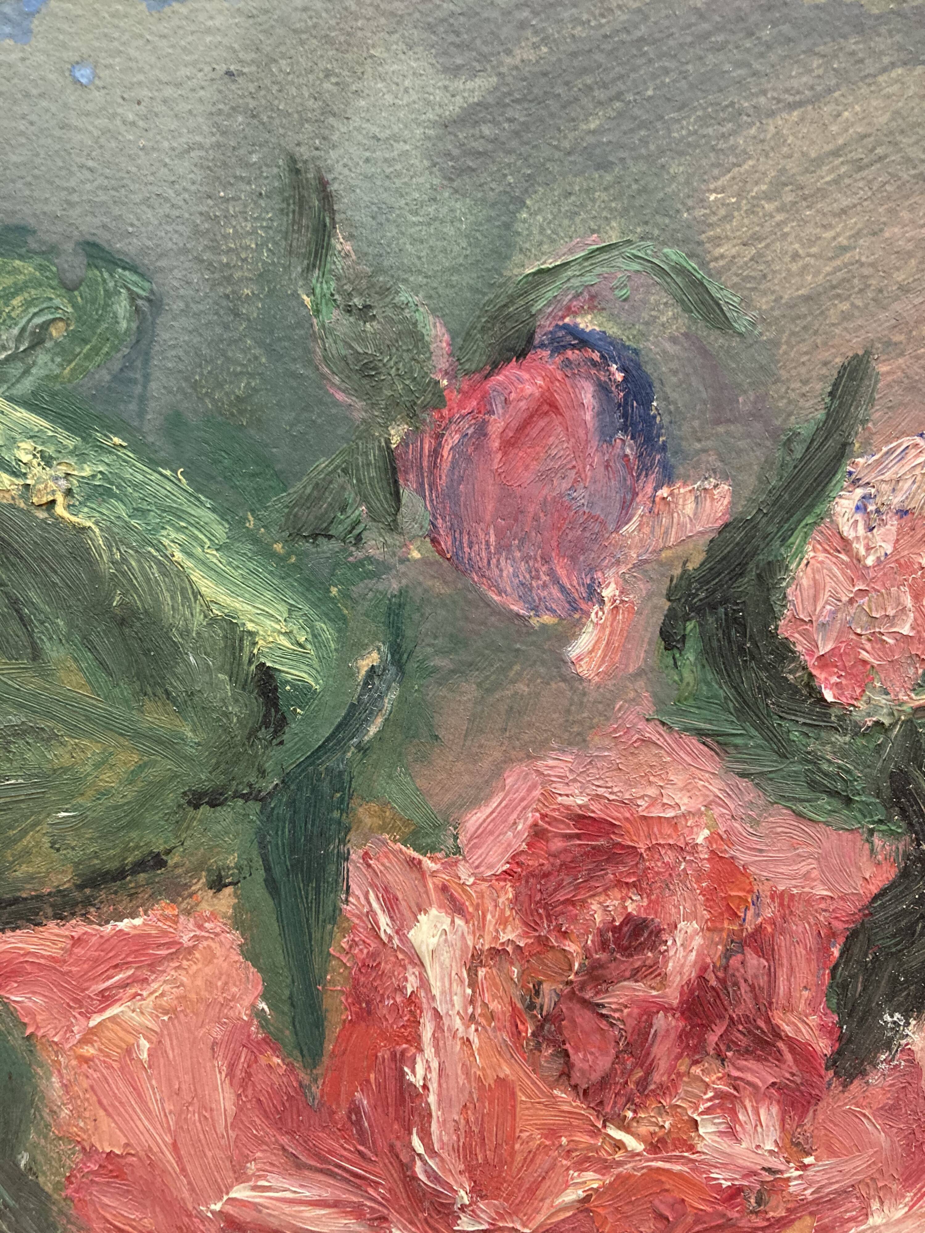 Vintage rose painting
