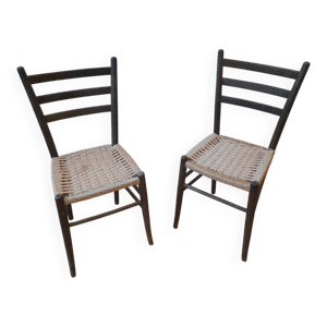 paire de chaises bistrot - italiennes