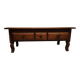 Rustic oak coffee table – Apothecary spirit – 19th century