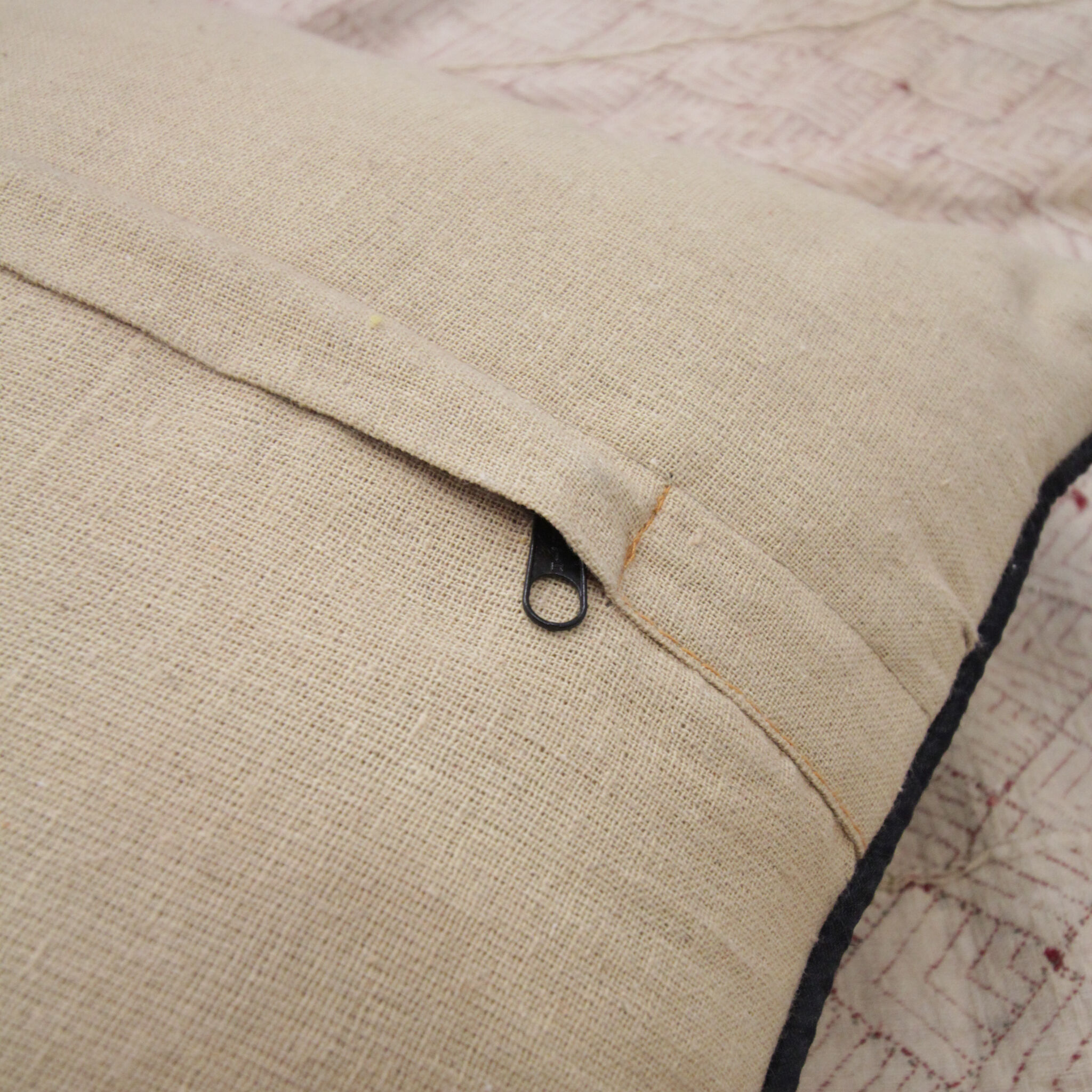 Handmade Flatwoven Kilim Cushion Cover Vintage Turkish Scatter Pillow