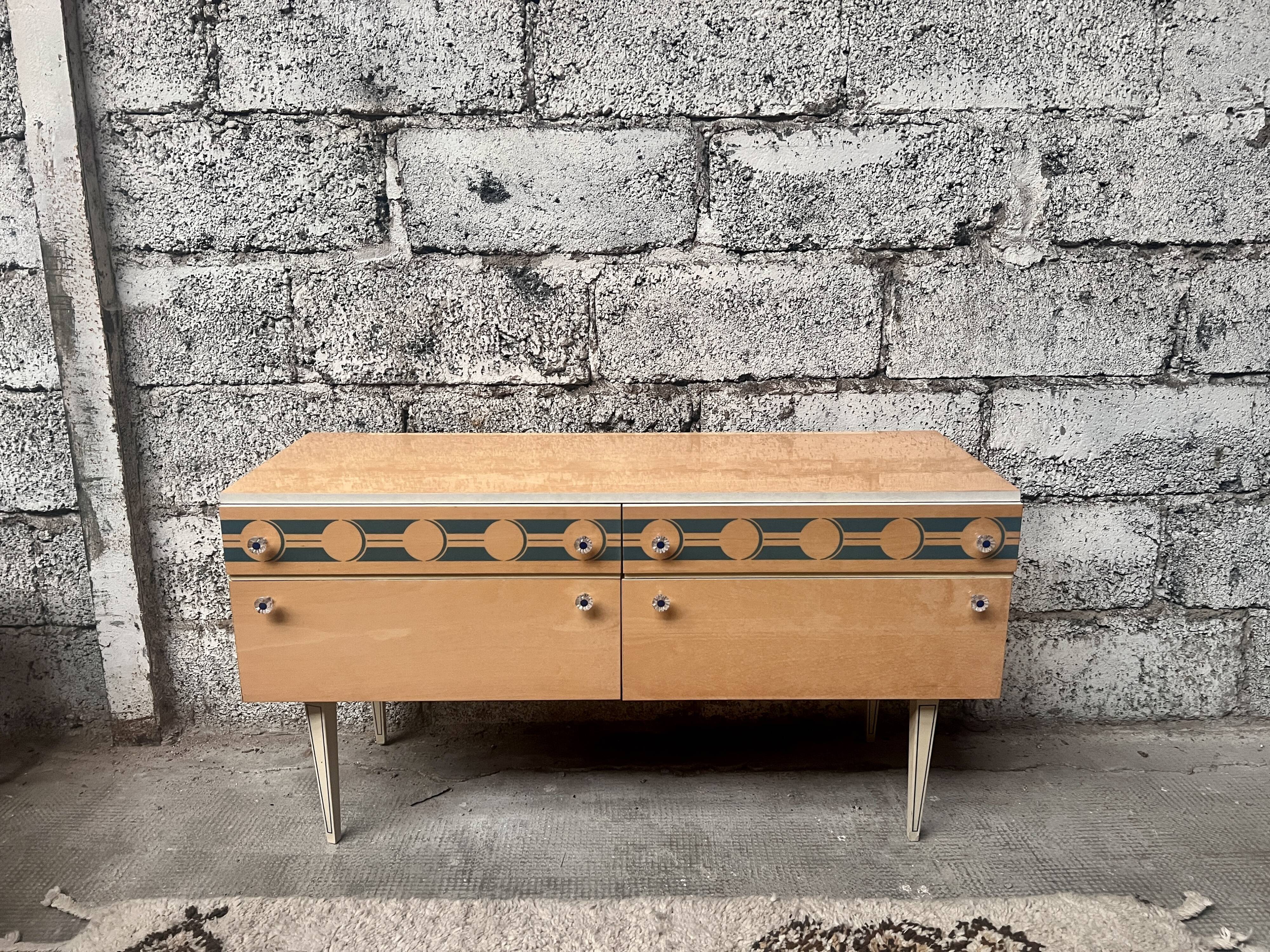 Sideboard - tv / hifi unit - vintage - 50/60