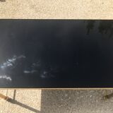 Table basse vintage néoclassique en laiton