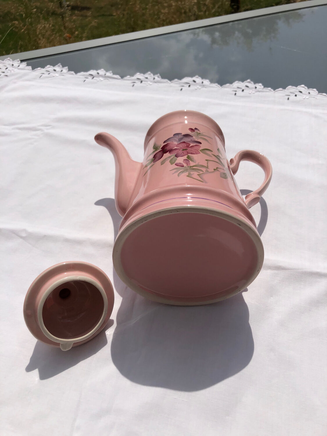 Floral pattern coffee maker