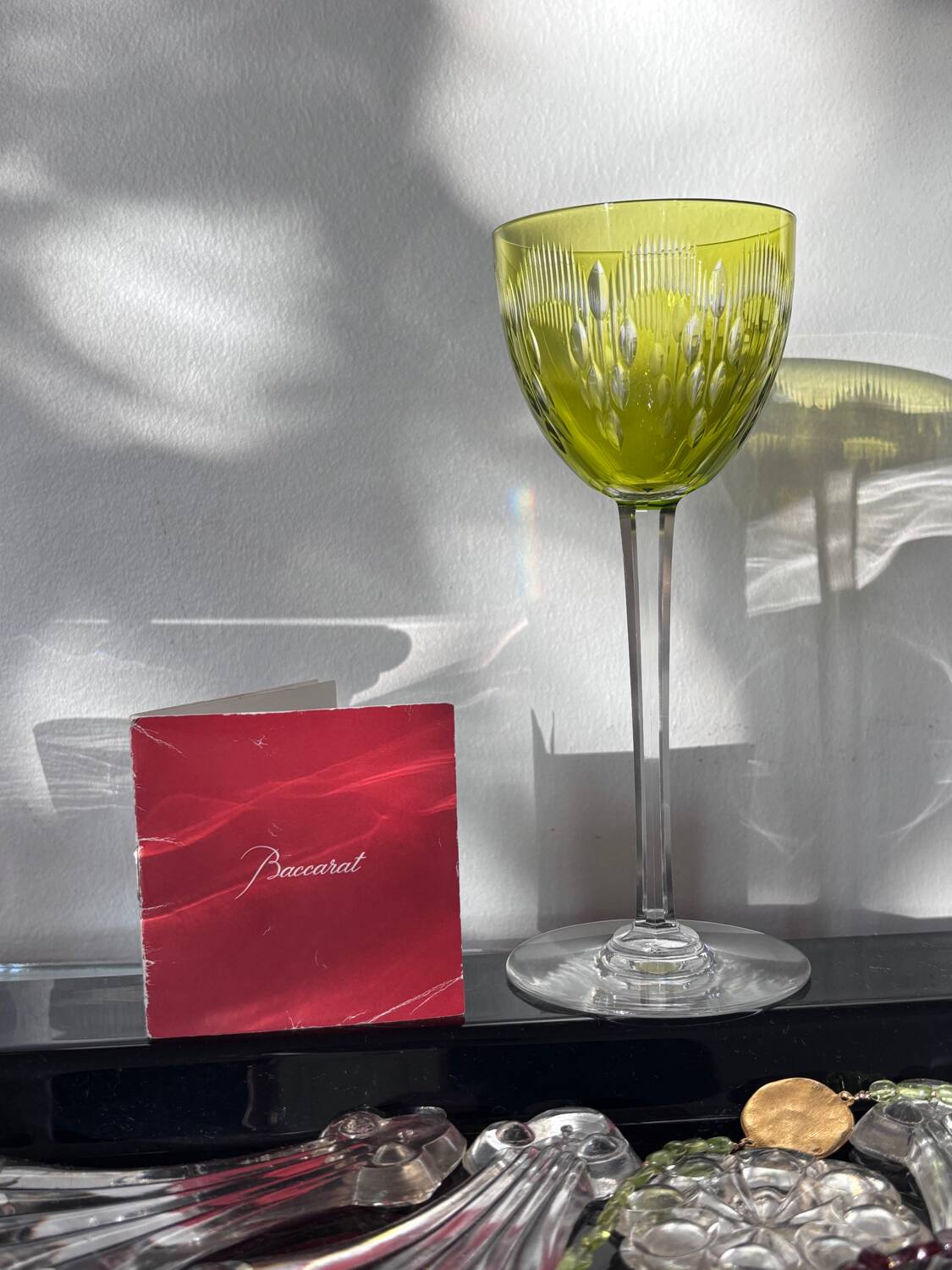 1 Verre Baccarat m. Molière - Roemer glass
