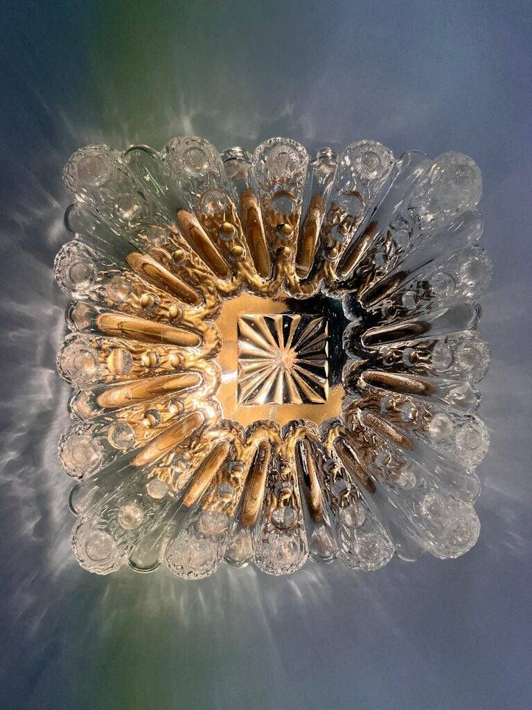 Midcentury Flush Mount, Ceiling or Wall Lamp, Germany, 1970s