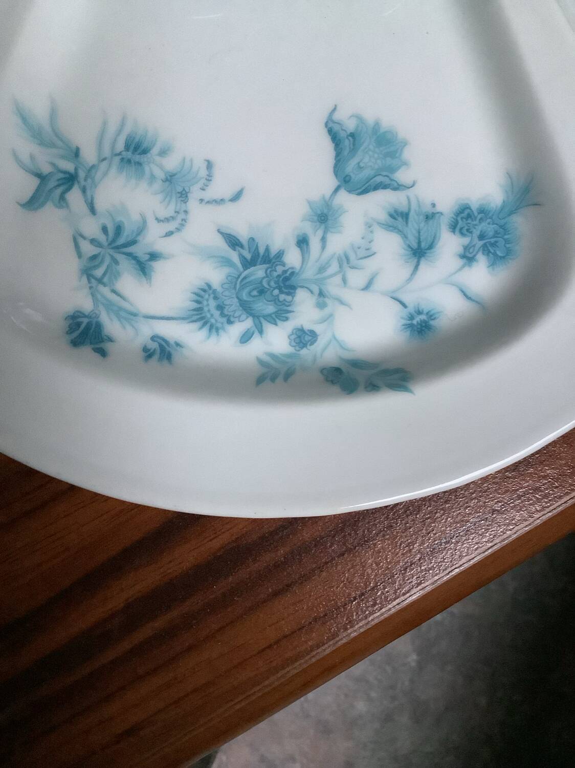 Belle Epoque Limoges porcelain dish with handle