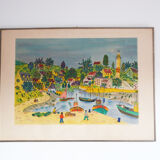 lithograph by Michel Loeb