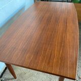 Scandinavian table in teak and rosewood vintage 60s