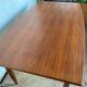 Scandinavian table in teak and rosewood vintage 60s