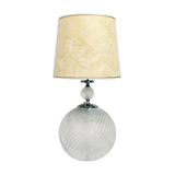 Glass table lamp