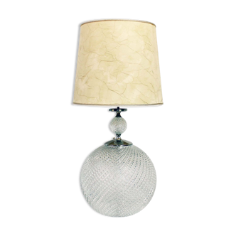 Glass table lamp
