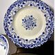4 old Moustiers plates