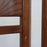 4 modernist cream chairs