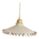 Suspension en opaline dentelée