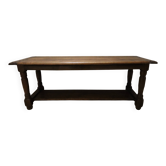 Table basse chène XIX siècle