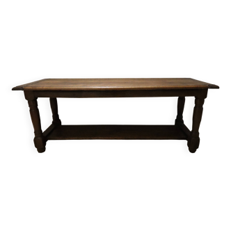19th-century oak coffee table