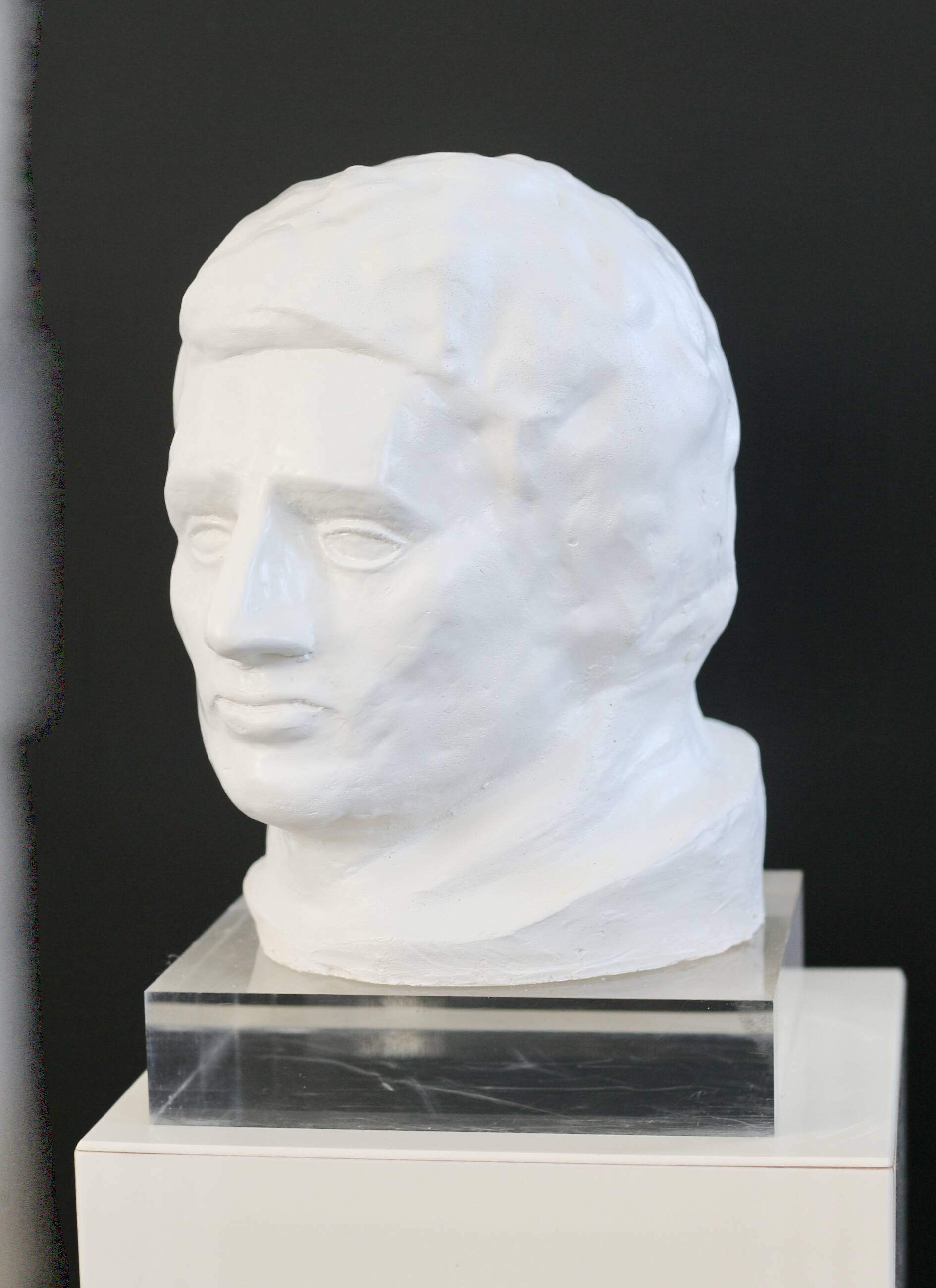 Plaster head, 70s