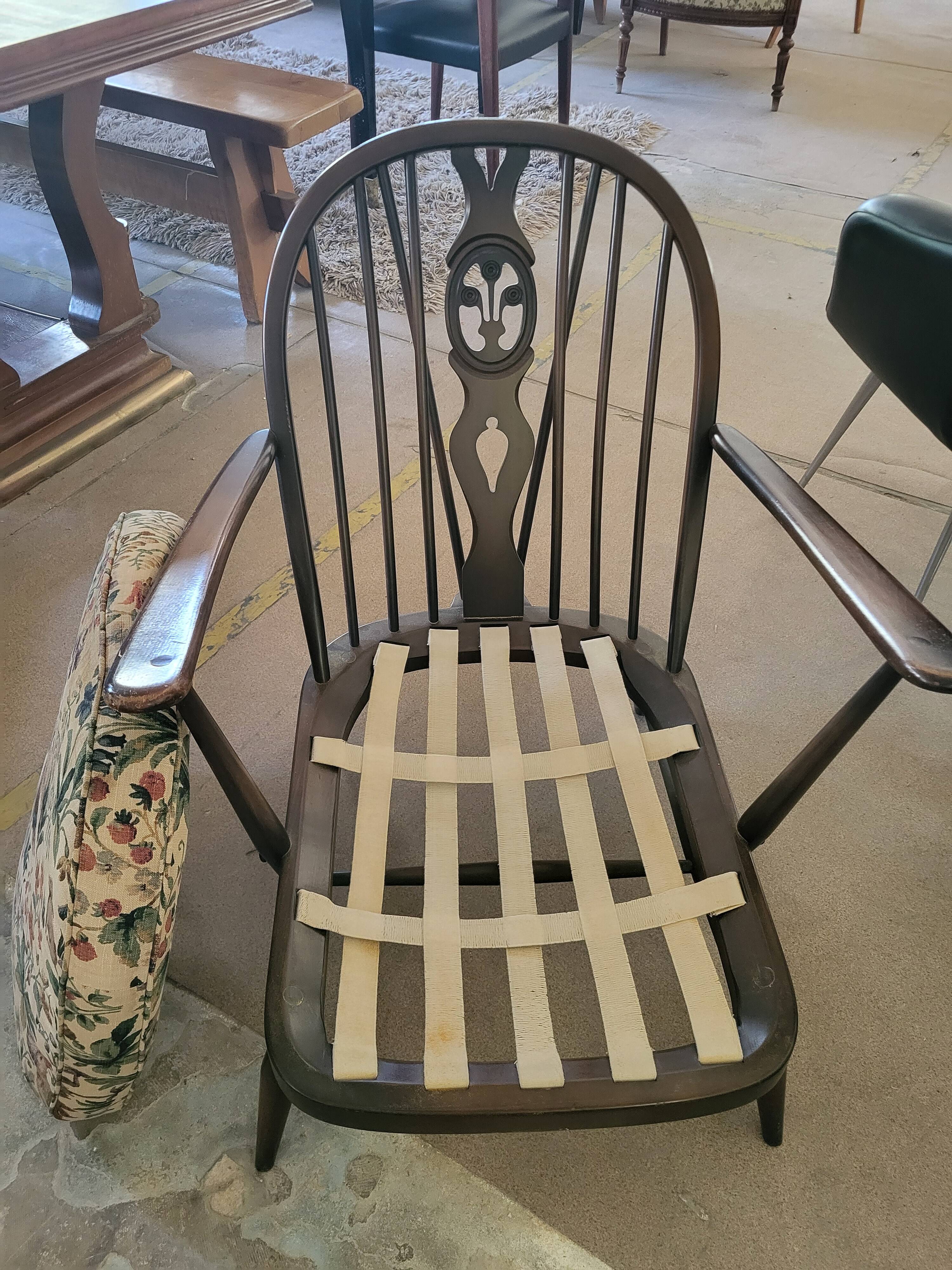 Fauteuil Ercol authentique – Angleterre – Vintage années 60/70