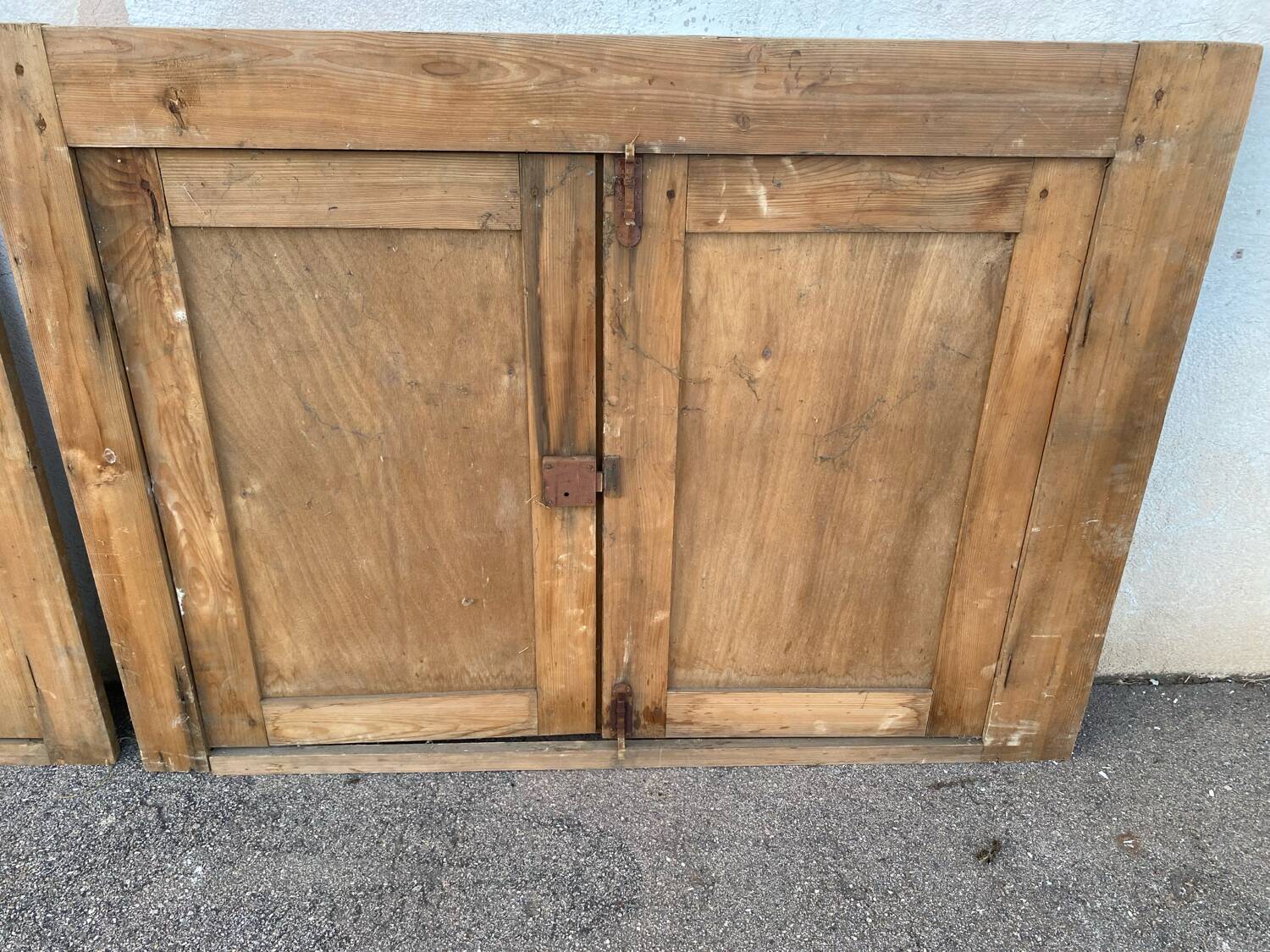 Pine cupboard duo