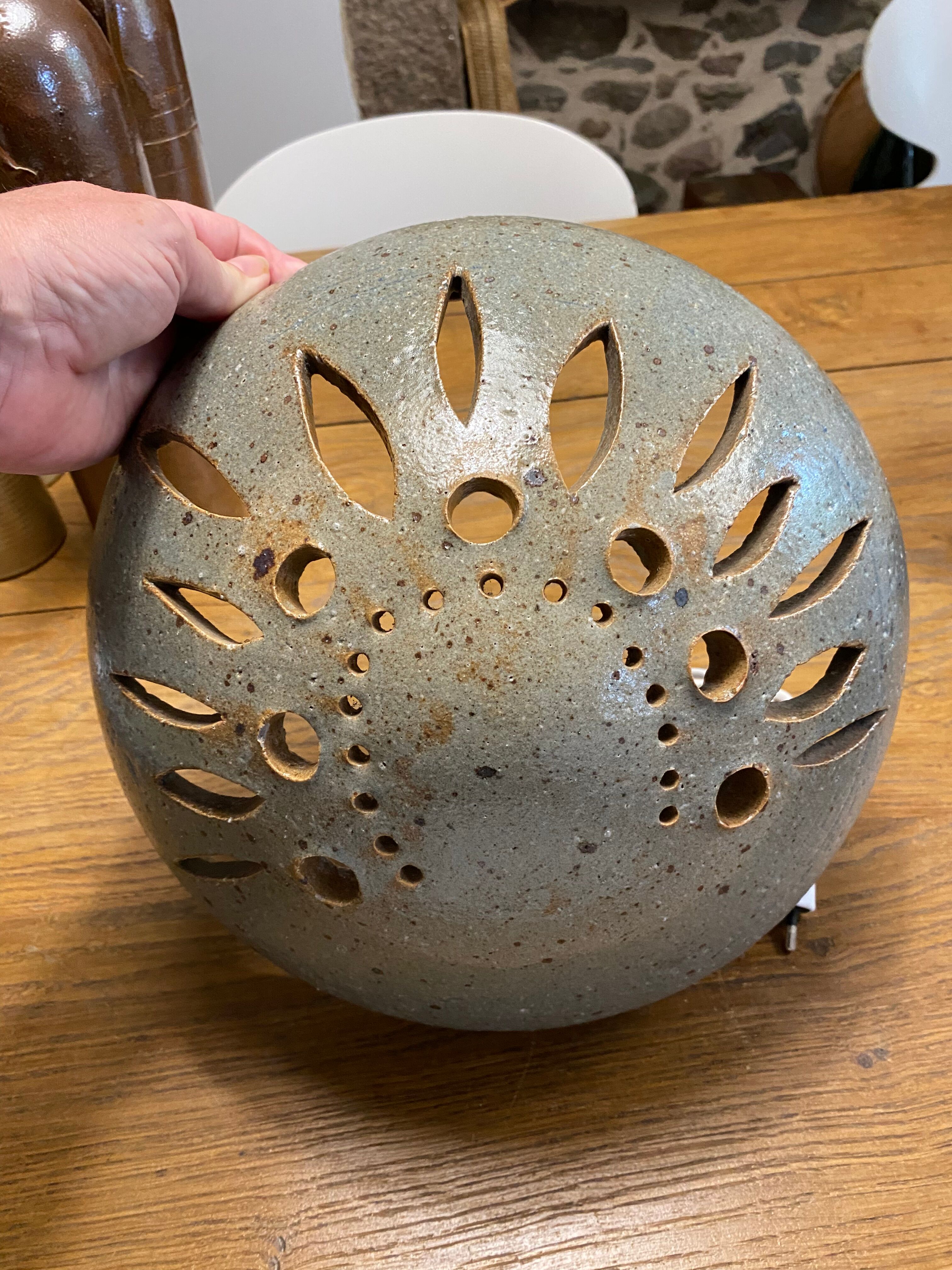 Sandstone wall lamp