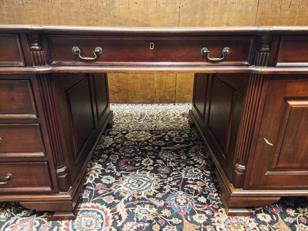 English Antique Desk Partnerdesk