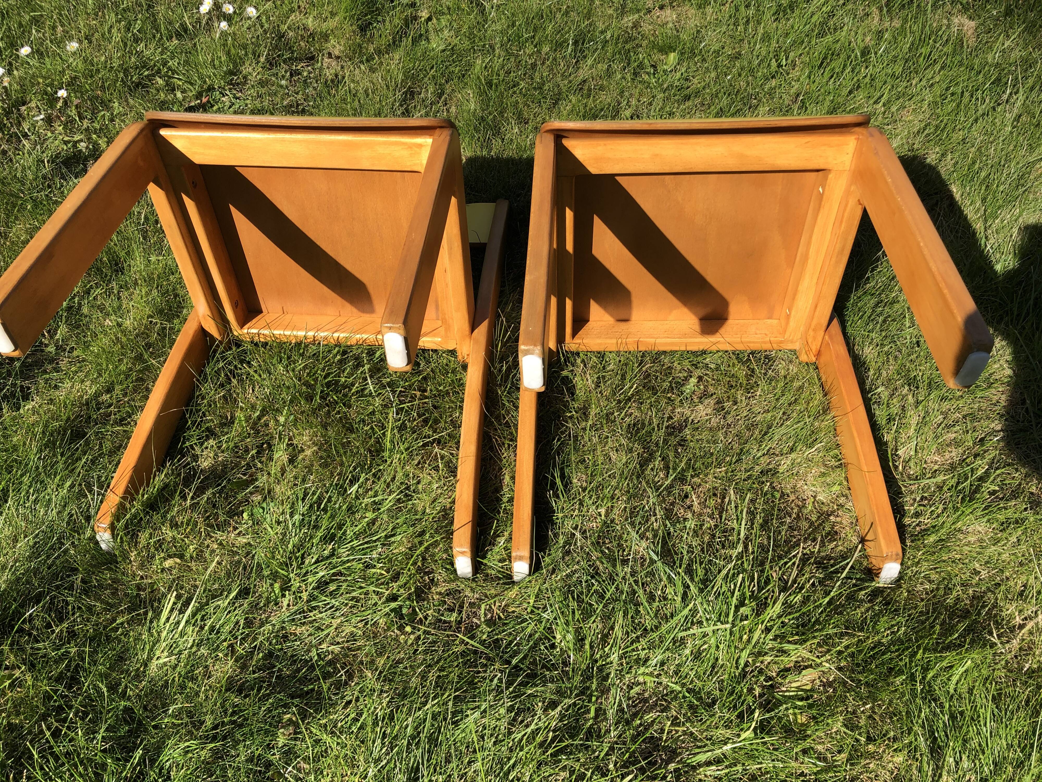 Paire de chaises enfant