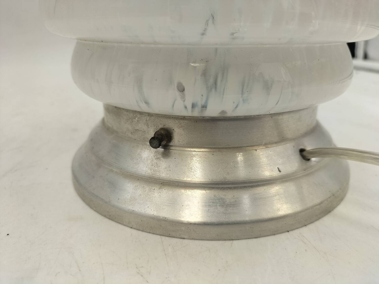Lampe en verre de Clichy