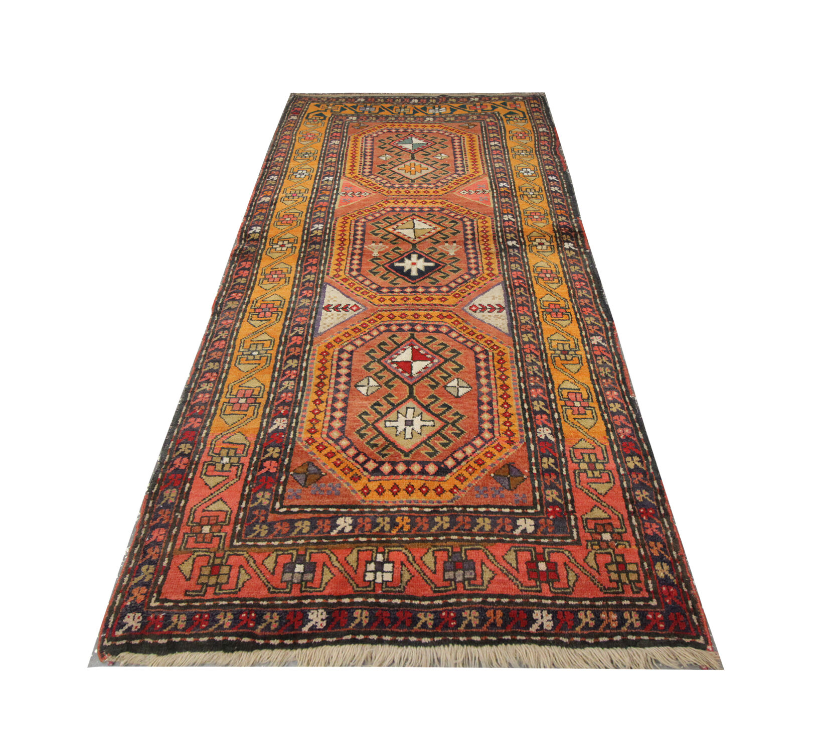 Vintage Caucasian Karabagh Rug 94x196cm