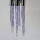 1970s Murano Iridescent Glass Ceiling Chandelier