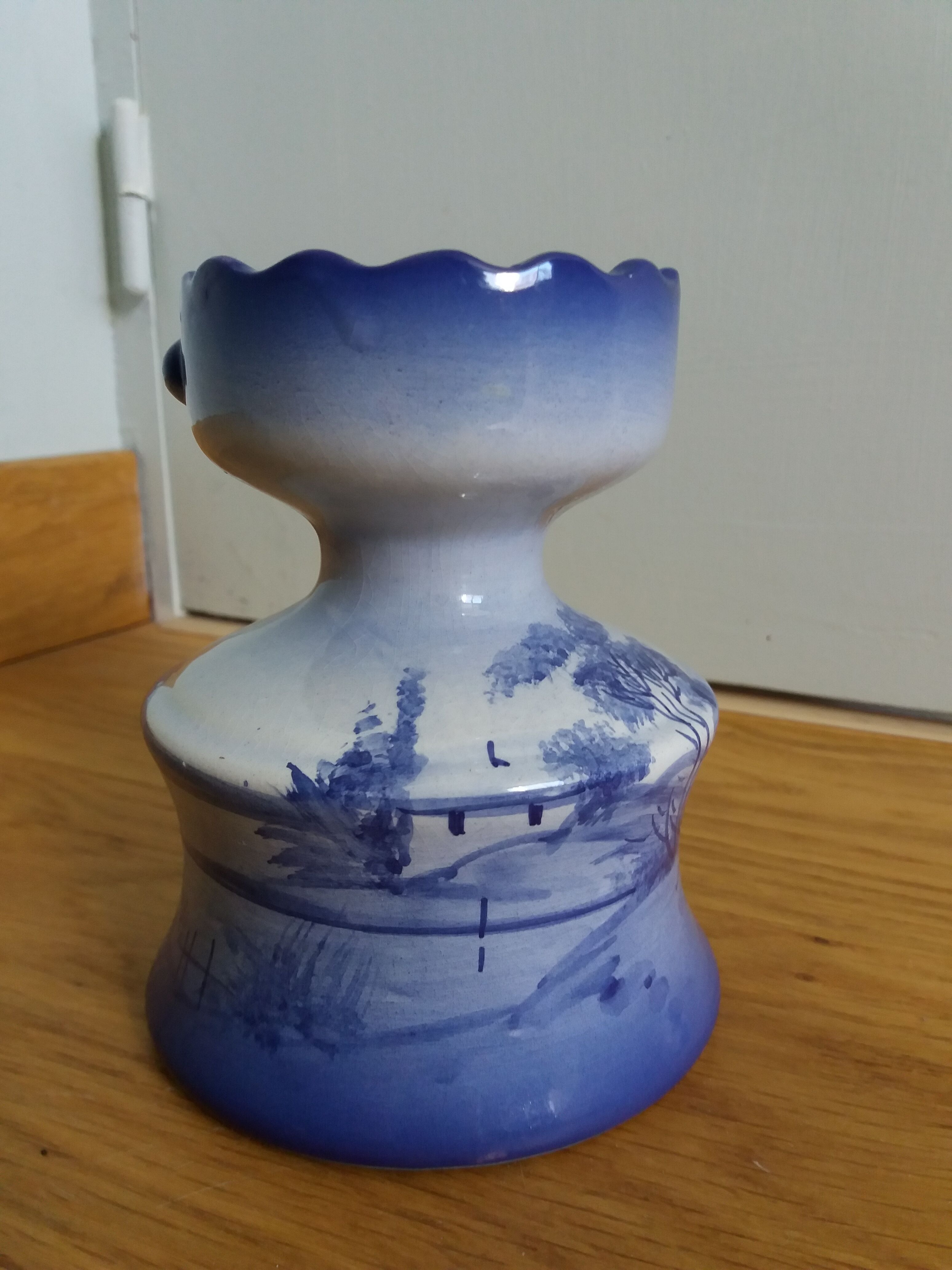 Candlestick ceramic vase hand-painted decoration