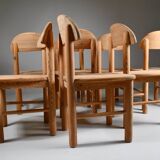 Set of 8 dining chairs by Rainer Daumiller. Denmark 1970s