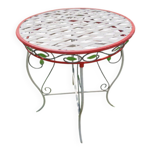 Table de jardin en fer