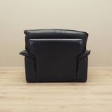 Leather armchair, Italian design, 1960s, production: Italy
