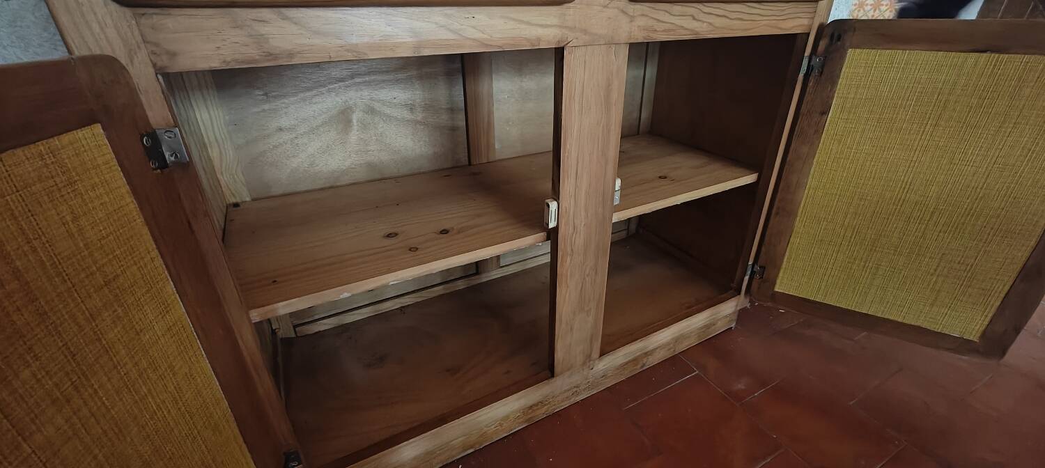 Solid wood sideboard