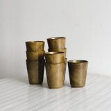 lot de 9 mugs en grès Digoin