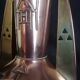 Pair of Jugendstil vases in copper and brass, German mark GBN