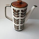 Vintage porcelain coffee pot signed Boch Rambouillet