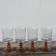 Verres à pied ambrés