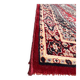 Burgundy wool hallway rug Saphir 85x350cm