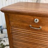 Vintage double curtain binder