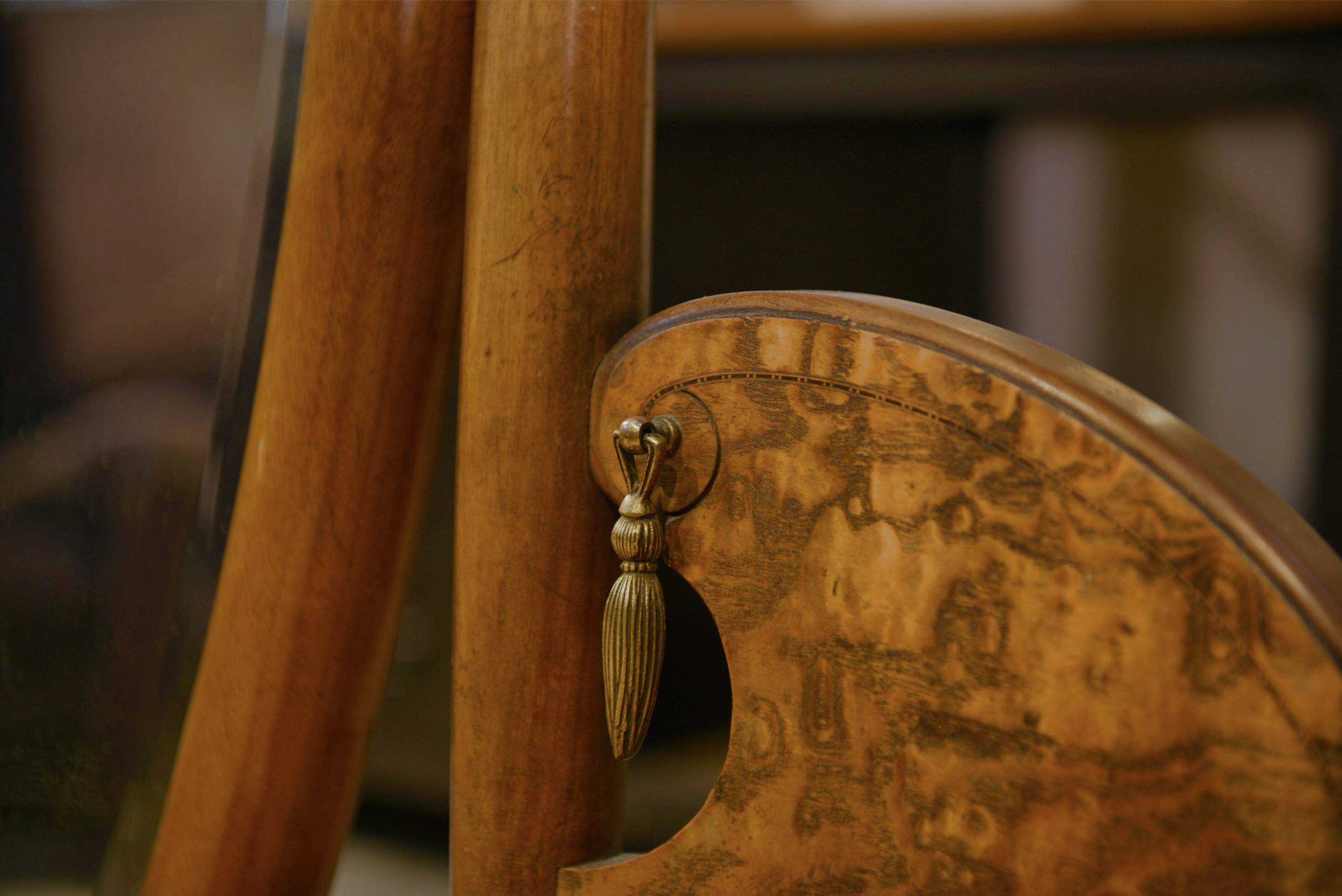 Art Deco full-length mirror by Octave Dupont, 1930s.