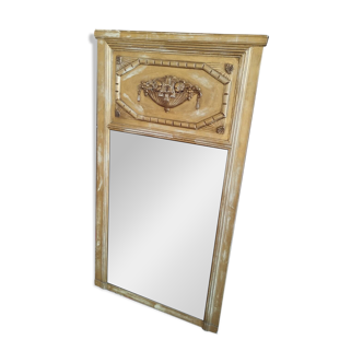 Antique trumeau mirror, Art Deco period, 20th century