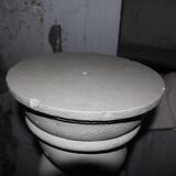 White plaster column, twisted.
