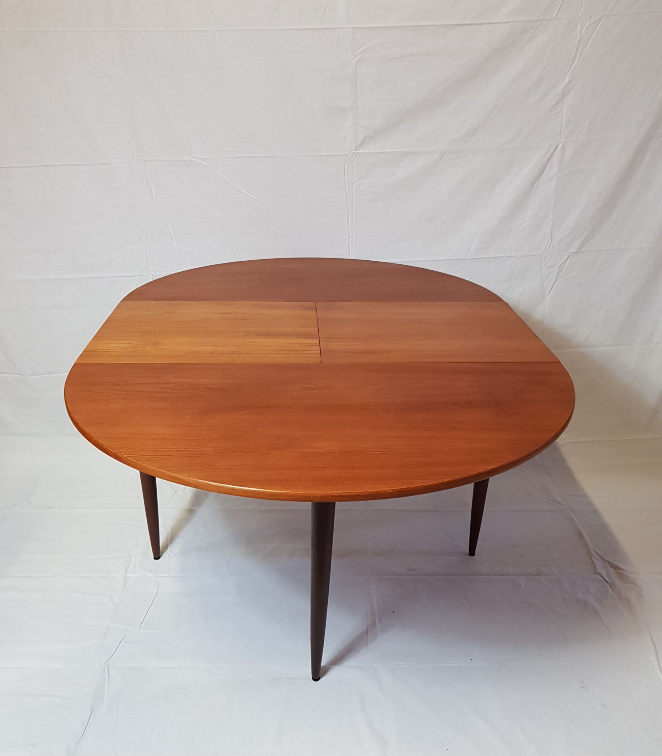 Danish teak dining table with extension cords 1960