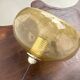 Blown glass paste pendant light, 1970s