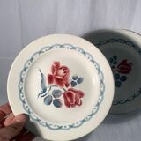 Art Deco service, Digoin Sarreguemines model, canes