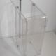 Porte revue en plexiglas de David Lange vintage