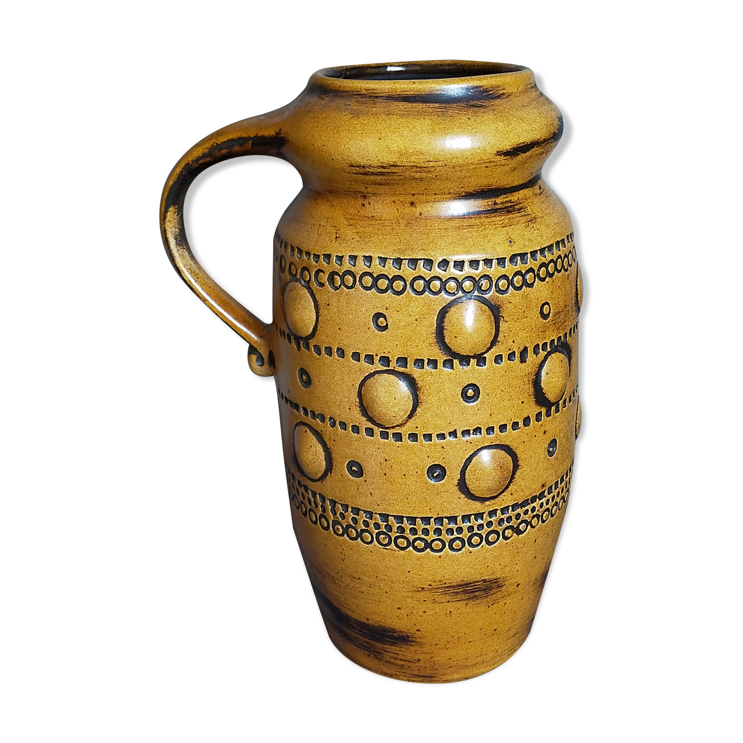 Vintage French ceramic vase 50s