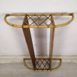 Vintage rattan shelf
